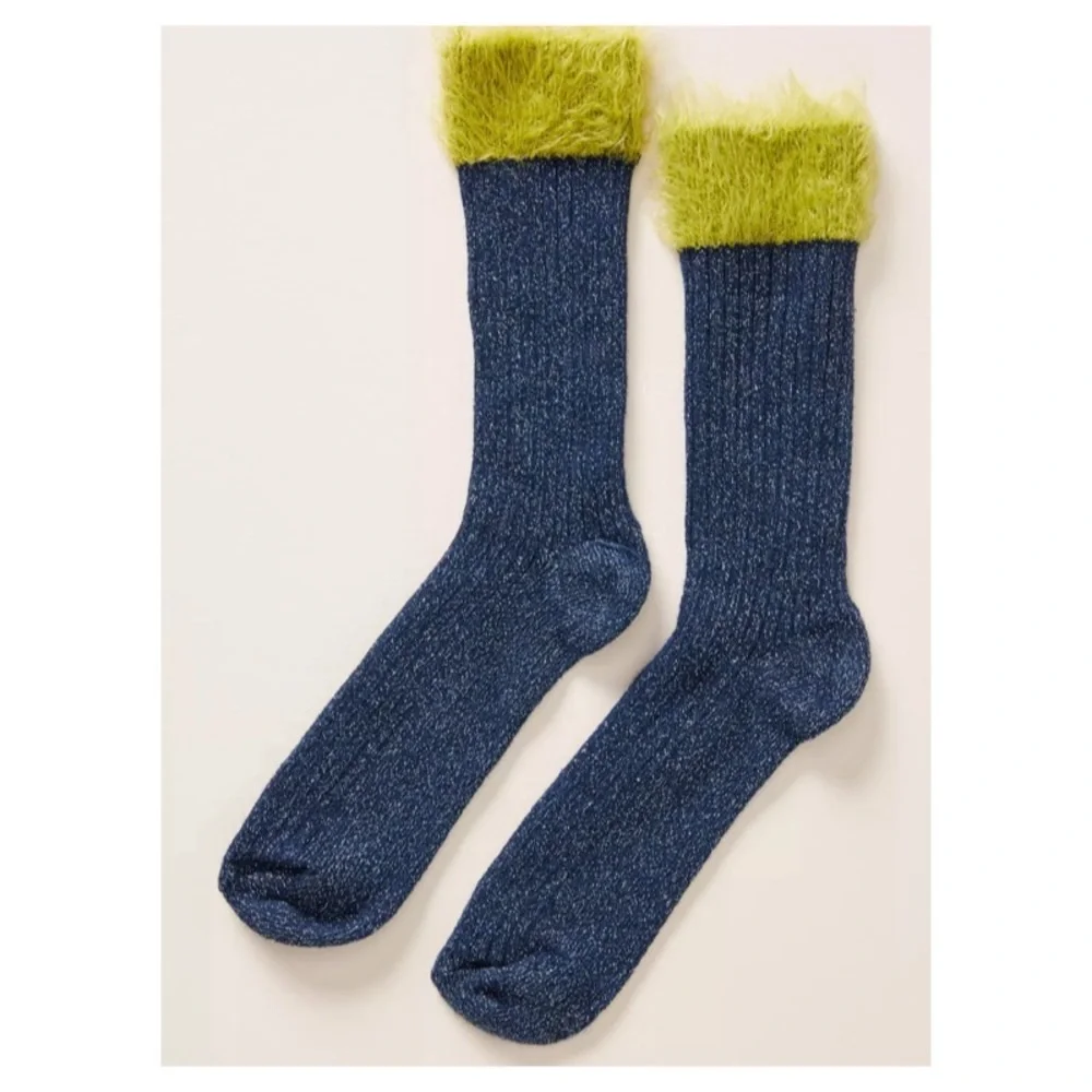 SALE! Hysteria Happy Socks Trendy 2-Pairs Samantha Ankle Socks & Fuzzy Socks